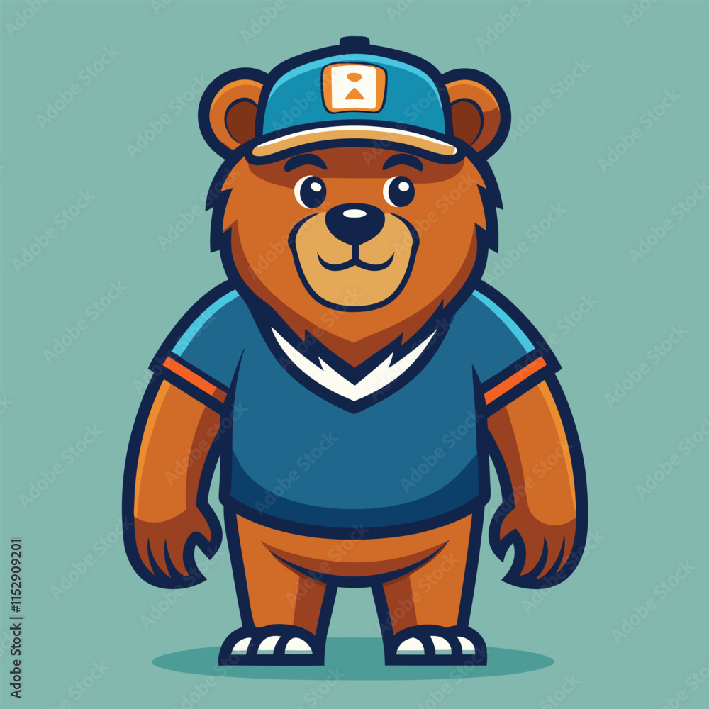 Obraz premium bear vector illustration