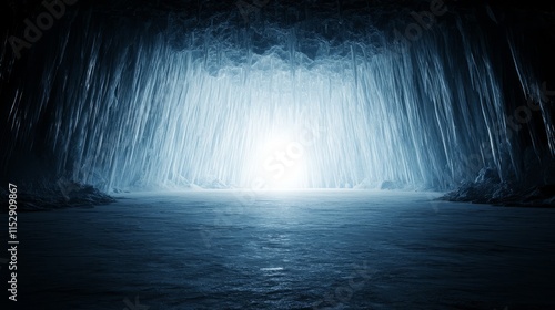 Glacial Cave Entrance A Breathtaking Frozen Landscape