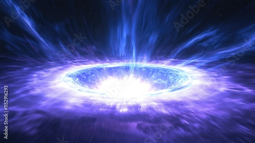 Wallpaper Mural Stunning Abstract Image of Cosmic Black Hole in Deep Space Torontodigital.ca