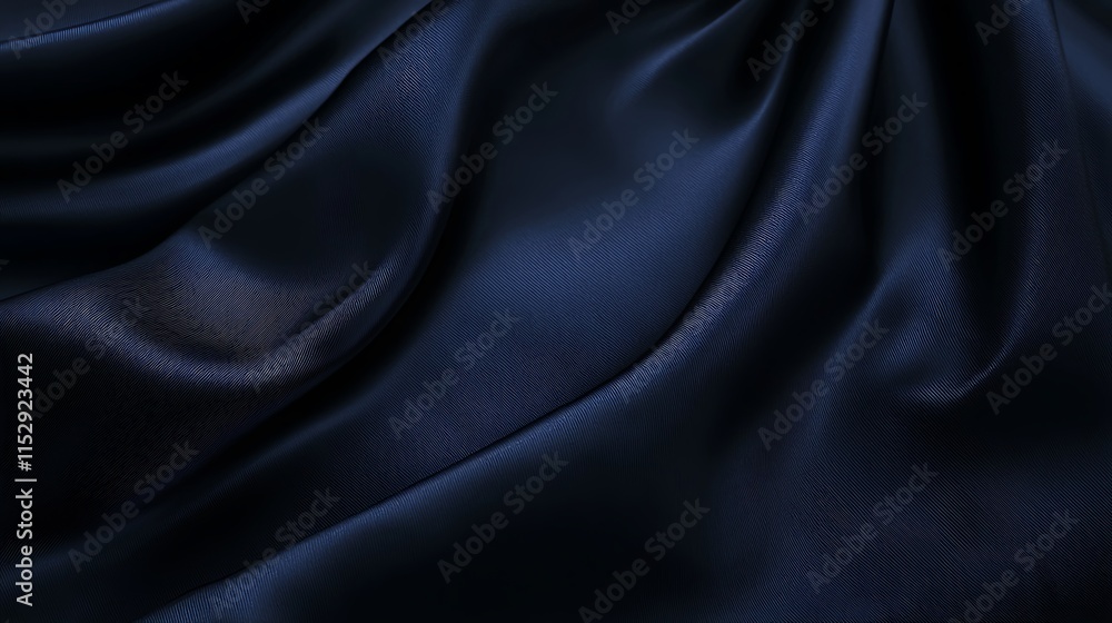 Obraz premium A blue fabric with a pattern of lines and swirls