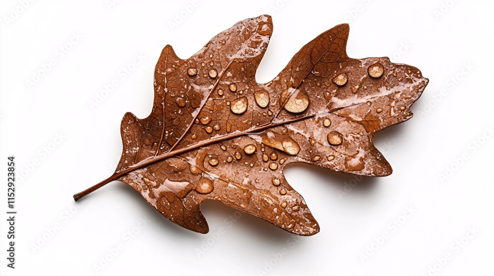 Naklejka premium Leaf drops