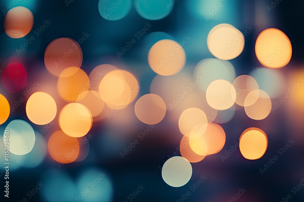 Fototapeta premium blurred laptop keyboard background with bokeh style 