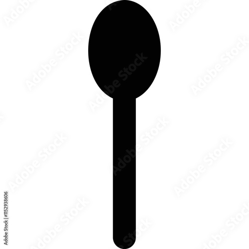 simple vector icon spoon