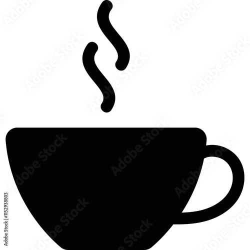 simple vector icon cup of tea