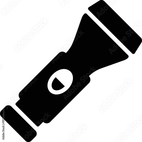 simple vector icon flashlight