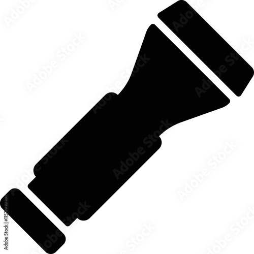 simple vector icon flashlight