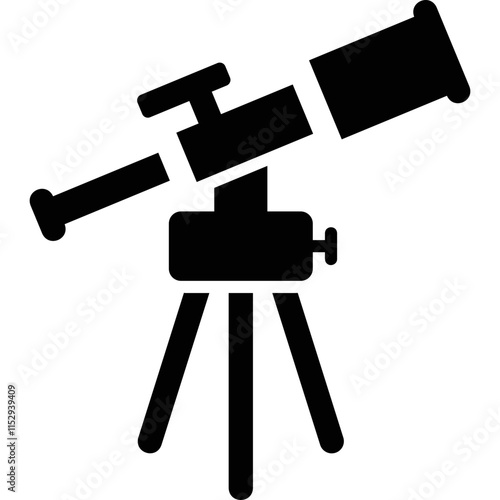 simple vector icon telescope