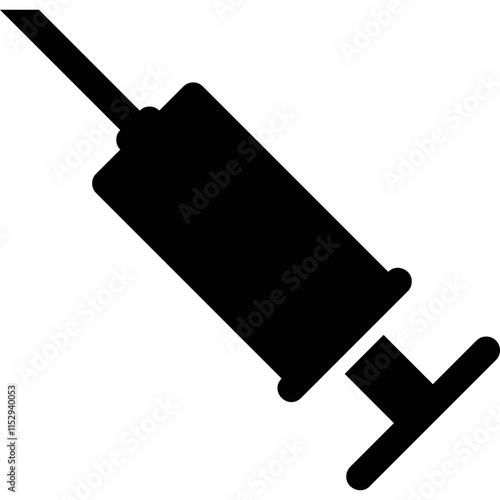 simple vector icon syringe
