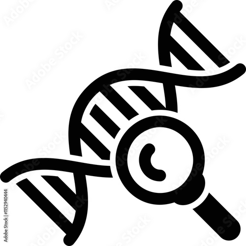 Simple vector icon genetic code