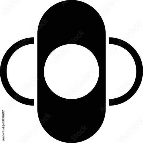 Simple vector icon medical plaster
