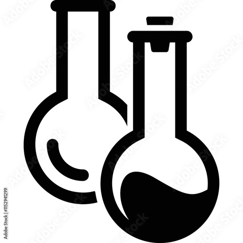 simple vector icon flask
