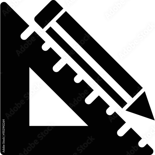 Simple vector icon stationery
