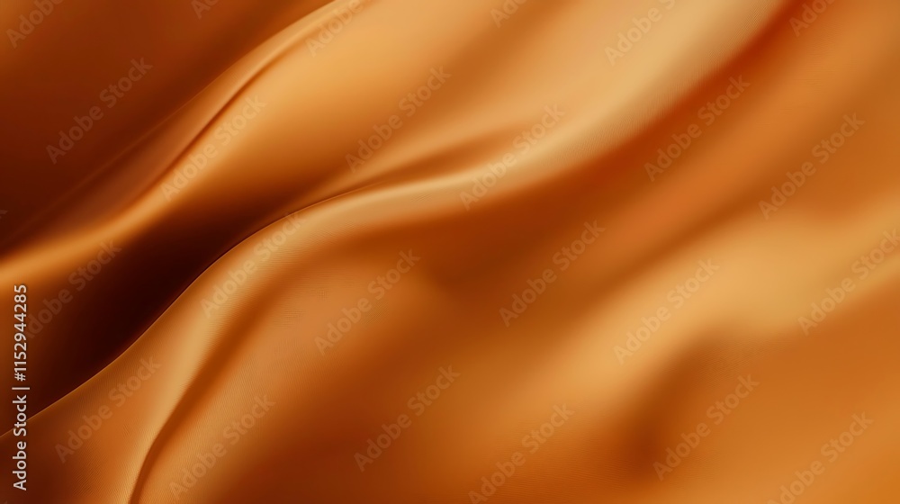 Fototapeta premium A long, flowing piece of fabric with a brown color
