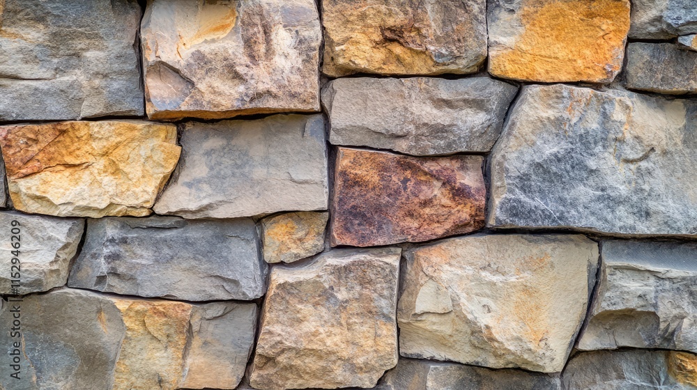 Rustic natural stone texture with varied colors and patterns suitable for architectural and design backgrounds. Rustic natural stone texture with varied colors and patterns suitable for architectural and design backgrounds.