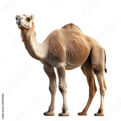 camel isolated on white