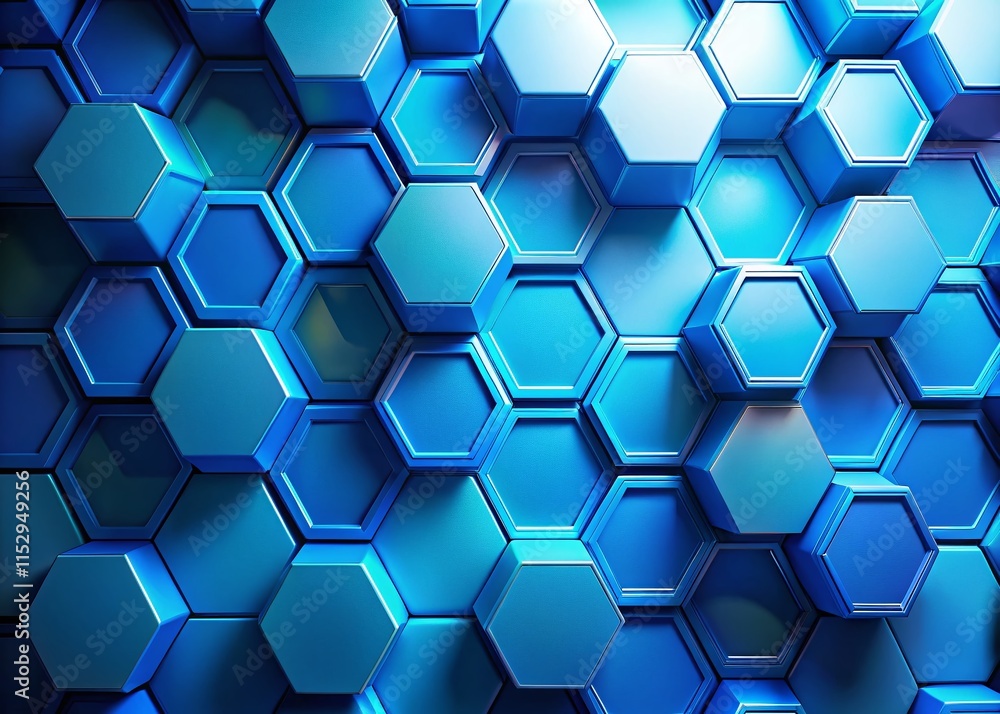 Abstract Blue Hexagon Background: Modern Geometric Design for Tech, Business, and Branding Projects Abstract Blue Hexagon Background: Modern Geometric Design for Tech, Business, and Branding Projects