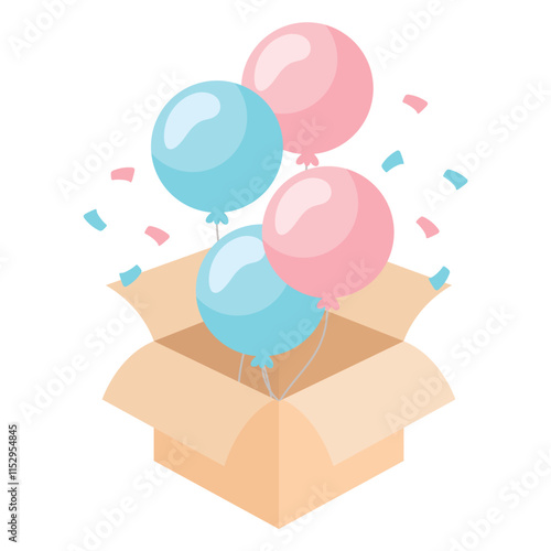 gender reveal surprise box