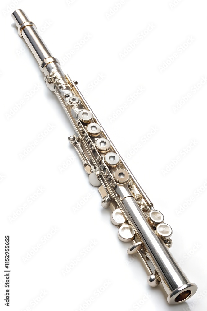 Fototapeta premium flute isolated on white background