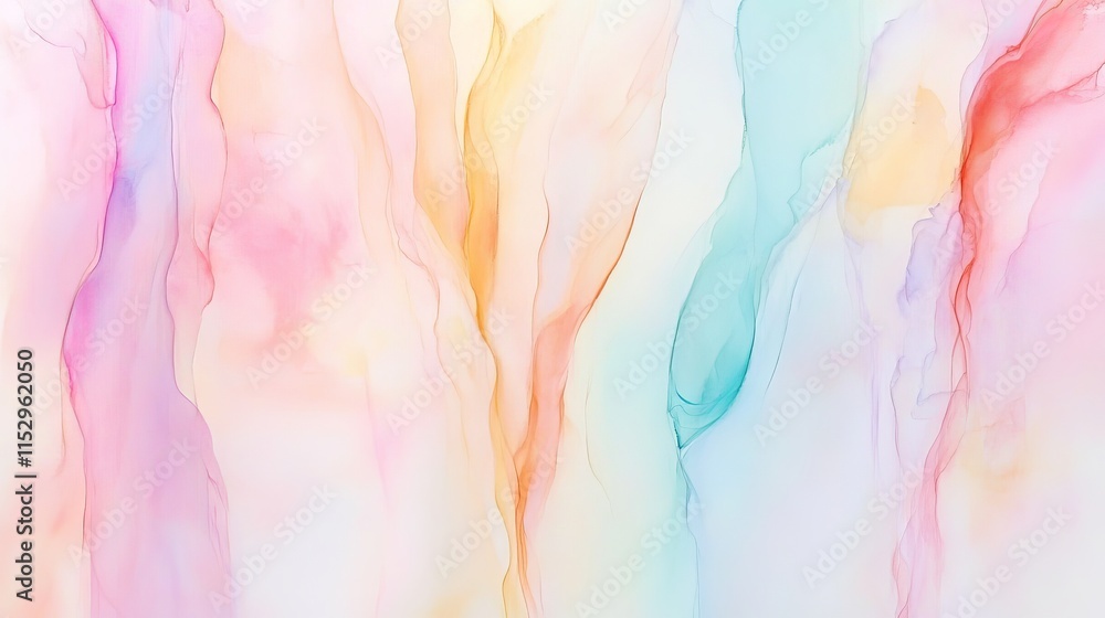 Pastel Dream Abstract Fluid Art in Soft Hues Pastel Dream Abstract Fluid Art in Soft Hues