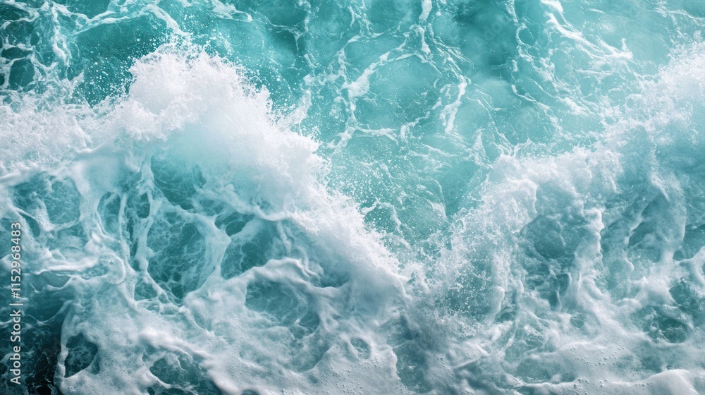 Ocean Waves Crashing: A Turquoise Symphony Ocean Waves Crashing: A Turquoise Symphony