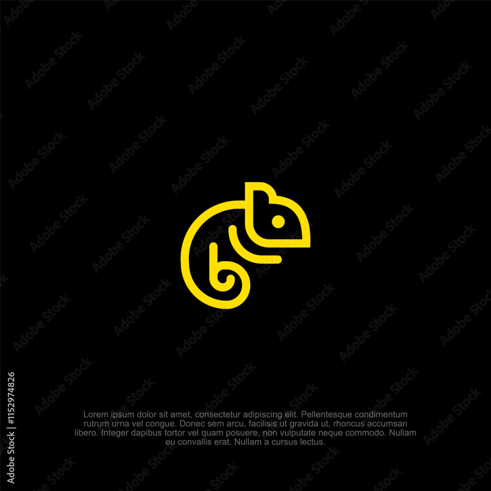 A bold and striking chameleon logo design, featuring dynamic lines and modern aesthetics to create a unique and adaptable brand identity A bold and striking chameleon logo design, featuring dynamic lines and modern aesthetics to create a unique and adaptable brand identity