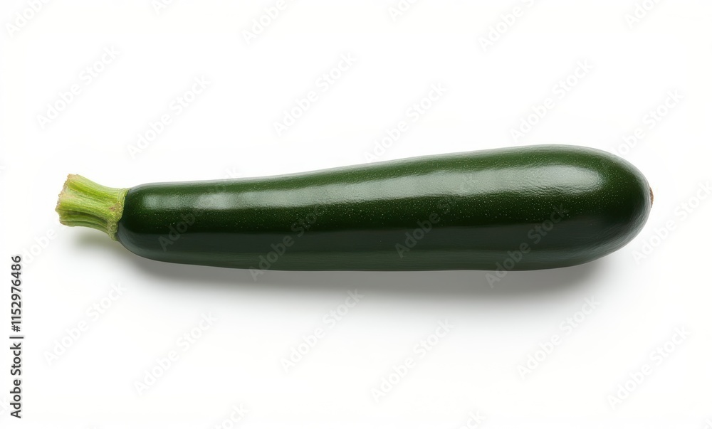 Fresh green zucchini on white background Fresh green zucchini on white background