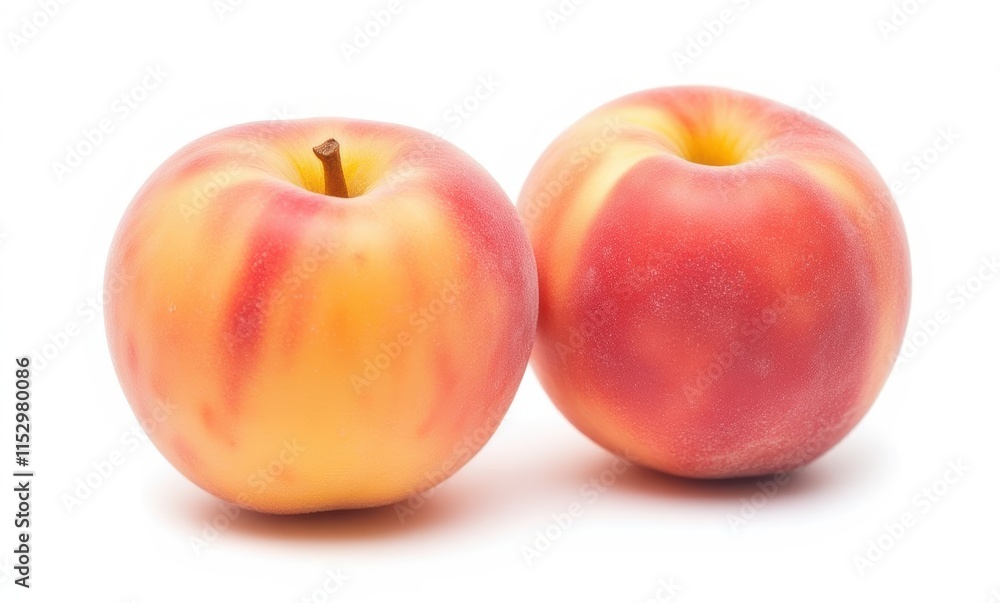 Two ripe, juicy red apples Two ripe, juicy red apples