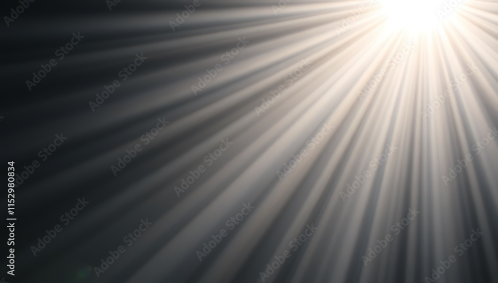 Bright Light Rays Emanating From A Central Source Bright Light Rays Emanating From A Central Source