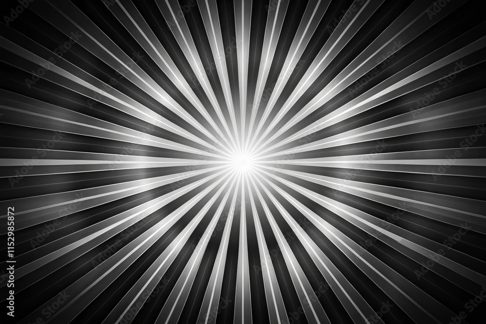stunning black and white radial pattern radiating from central point, creating dynamic visual effect. This design evokes sense of depth and movement, perfect for various creative projects stunning black and white radial pattern radiating from central point, creating dynamic visual effect. This design evokes sense of depth and movement, perfect for various creative projects