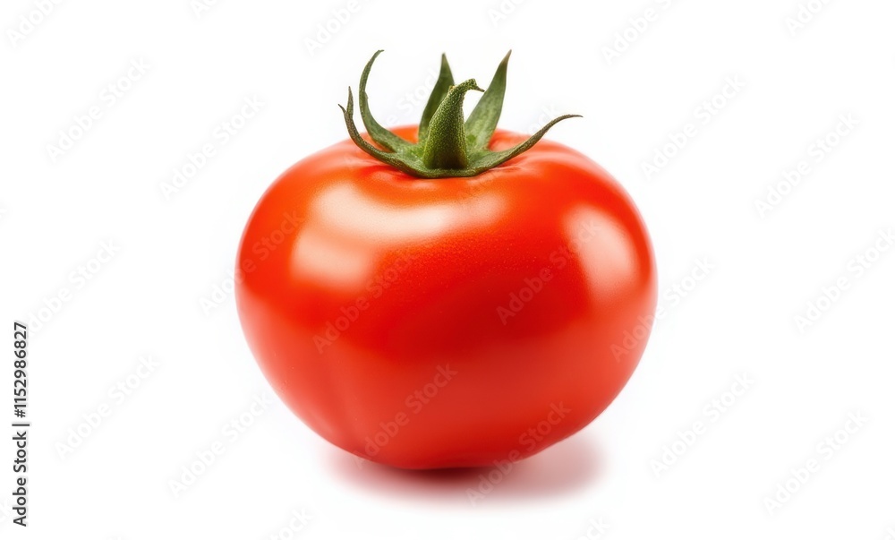 Fresh red tomato on white background Fresh red tomato on white background
