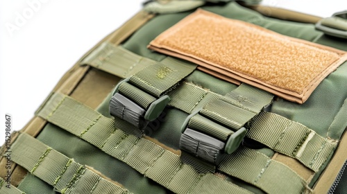 Wallpaper Mural Tactical Military Gear Vest with Pouches and Accessories in Camouflage Torontodigital.ca