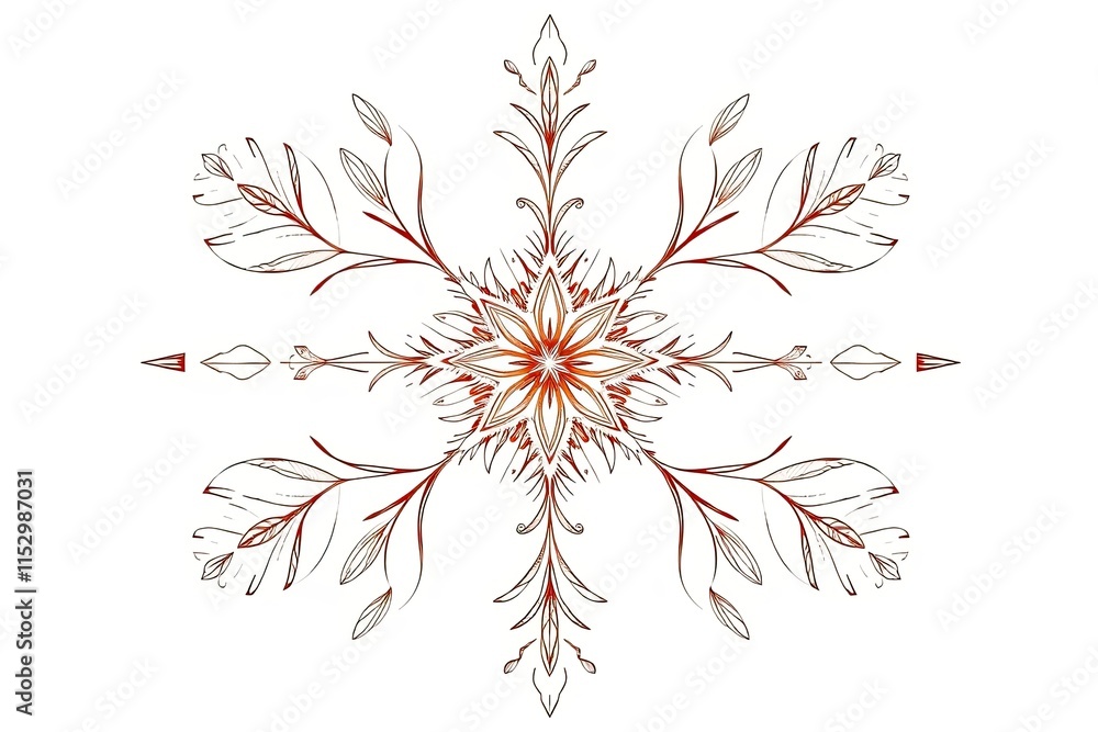 Intricate Snowflake Design, snowflake, design, pattern, winter, ornament, decorative, floral, art Intricate Snowflake Design, snowflake, design, pattern, winter, ornament, decorative, floral, art