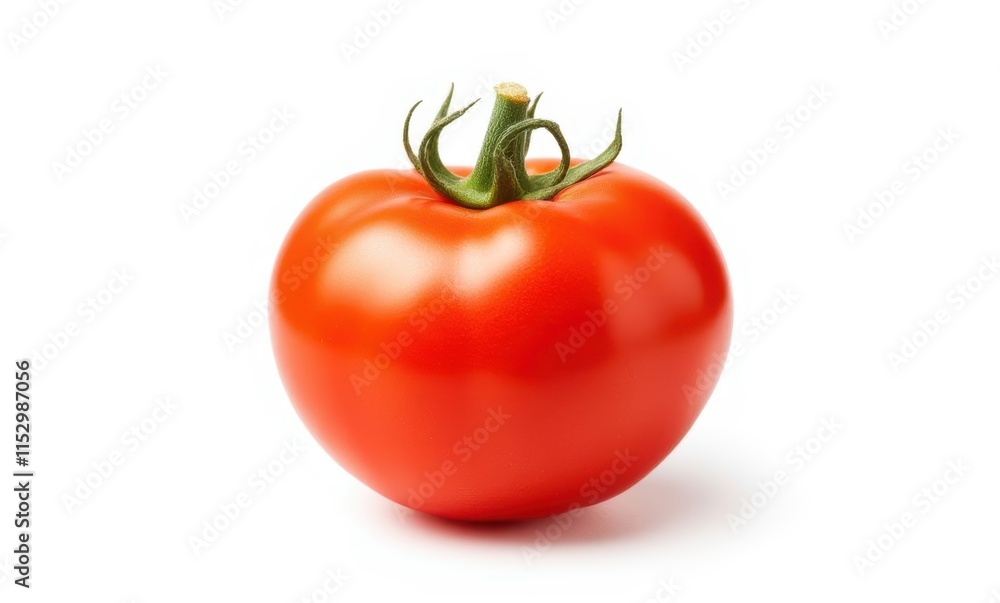 Fresh red tomato on a white background Fresh red tomato on a white background
