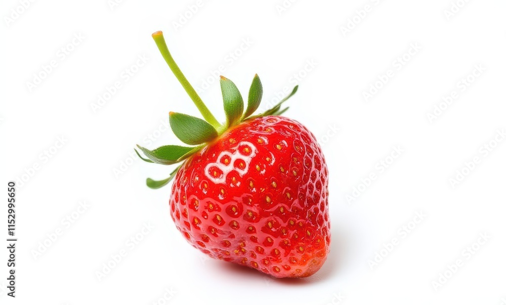 Fresh red strawberry on white background Fresh red strawberry on white background