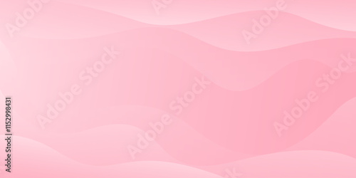 Abstract pink curve background, pink beauty dynamic wallpaper with wave shapes. Template banner background for beauty products, sales, ads, pages, events, web, and others