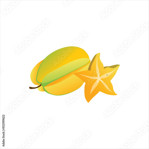 Starfruit Iconic Image for Culinary and Health Themes