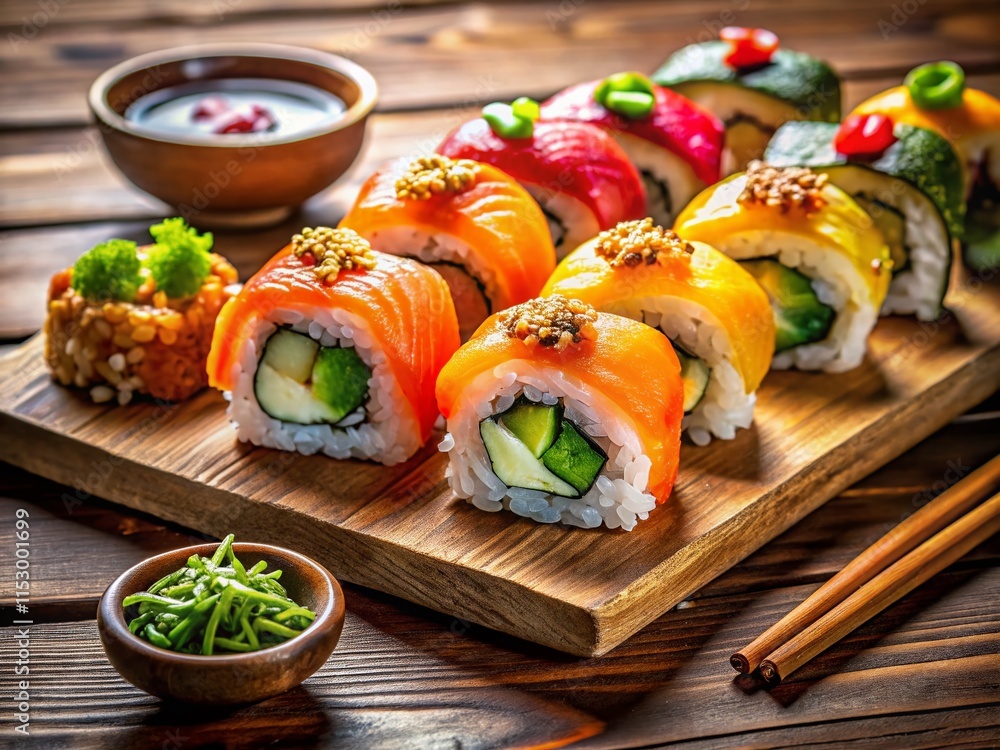 AI-Generated Sushi: A Culinary Revolution in Documentary Style AI-Generated Sushi: A Culinary Revolution in Documentary Style