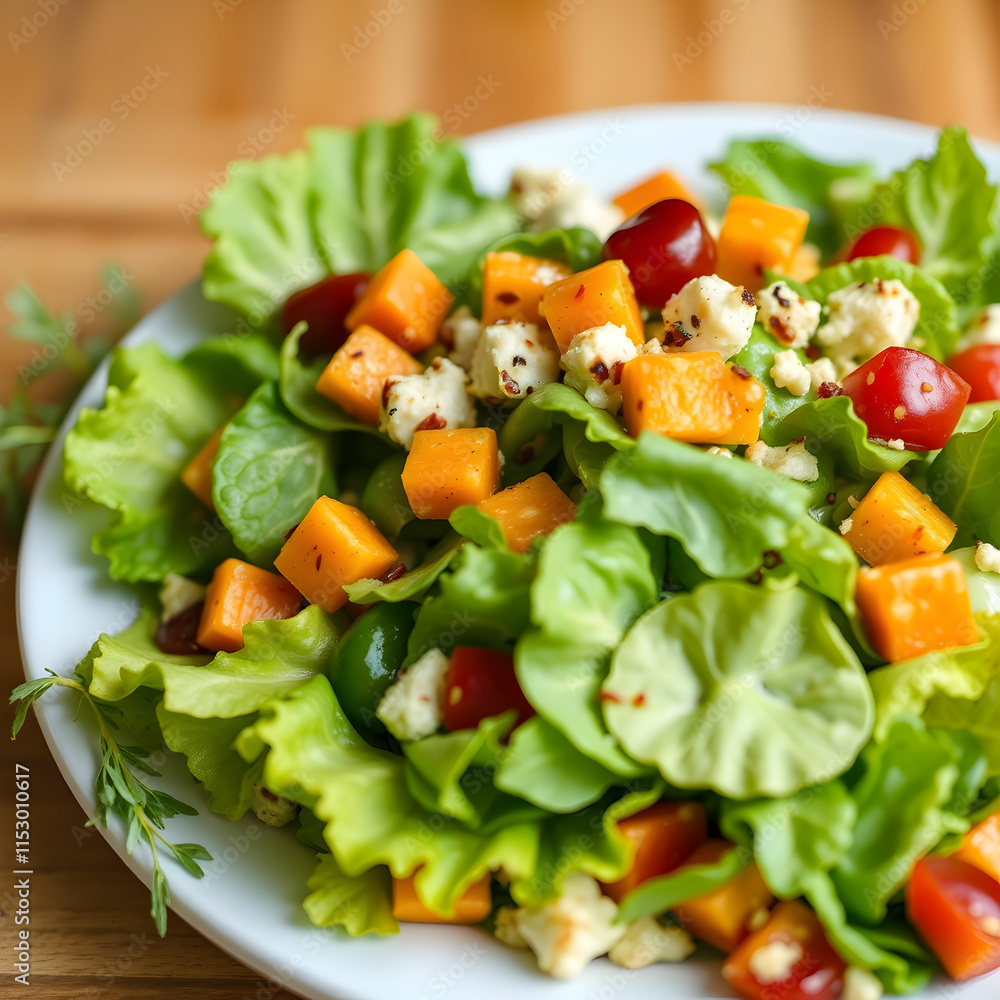 Salad-with-vitamins-for-body-weight-maintenance- Salad-with-vitamins-for-body-weight-maintenance-