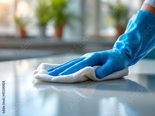 Spotless Serenity A Moment of Meticulous Cleaning