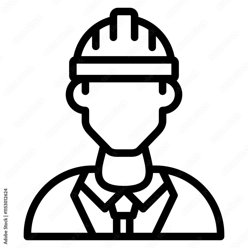 Manager line icon Manager line icon