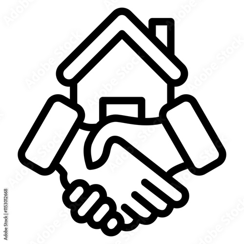 Agreement line icon