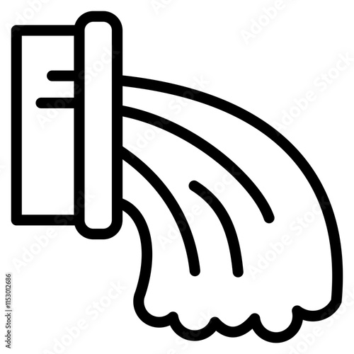 Filling line icon