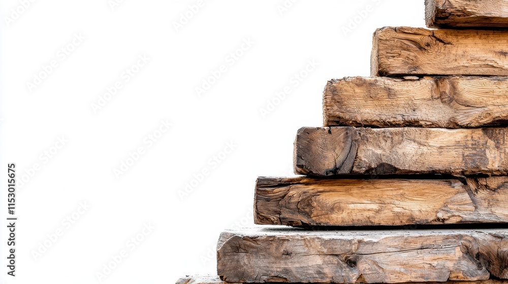 Stacked Wooden Logs in Rustic Cabin Setting for Cozy Heating and Decor Stacked Wooden Logs in Rustic Cabin Setting for Cozy Heating and Decor