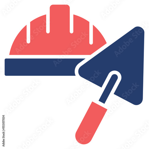 Hard Hat mixed color icon