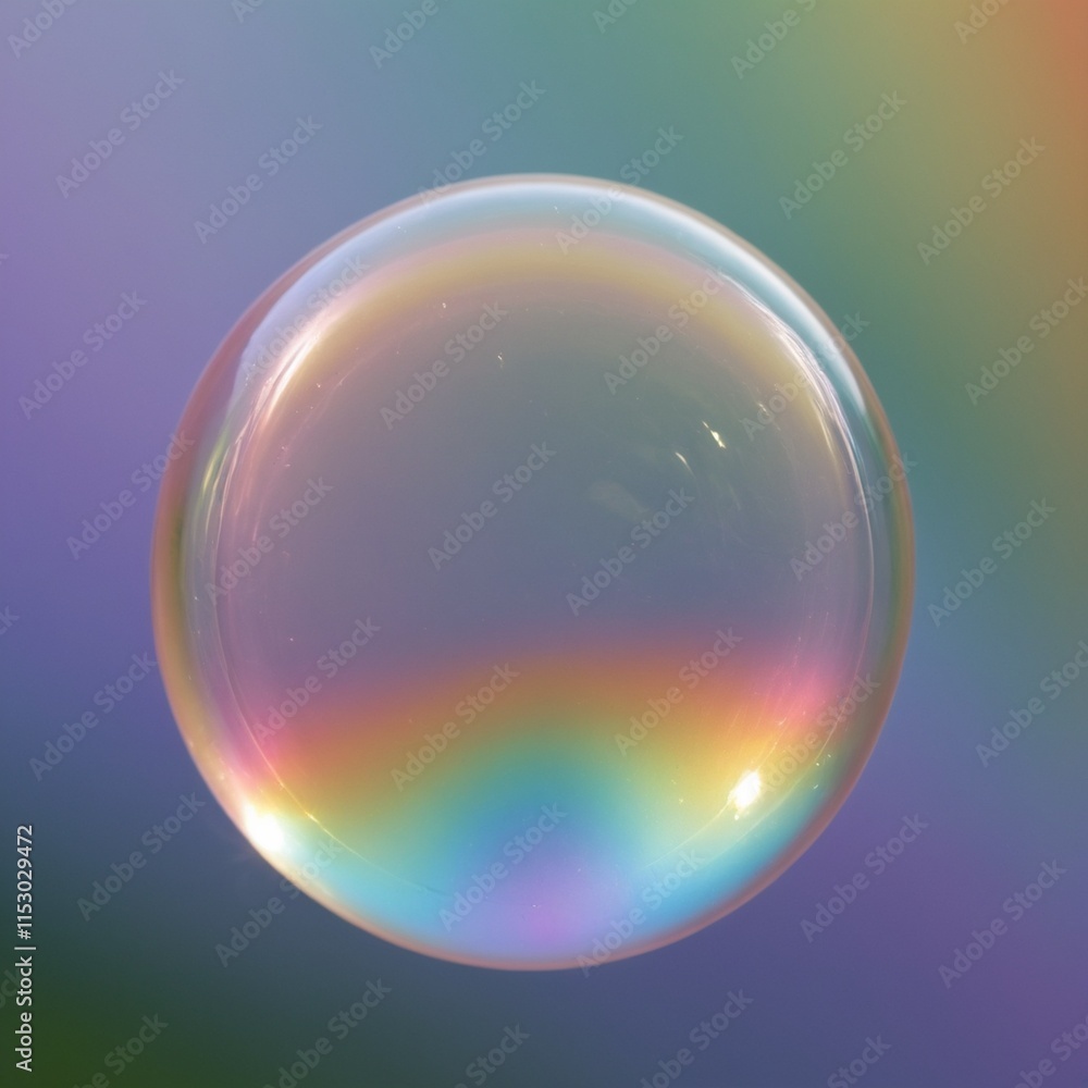 A high-resolution close-up of a single soap bubble, with a rainbow-colored iridescent surface, floating against a soft, blurred natural background. A high-resolution close-up of a single soap bubble, with a rainbow-colored iridescent surface, floating against a soft, blurred natural background.