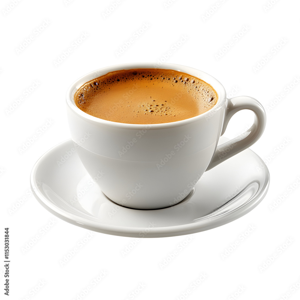 Tasty hot coffee isolated on transparent background Tasty hot coffee isolated on transparent background