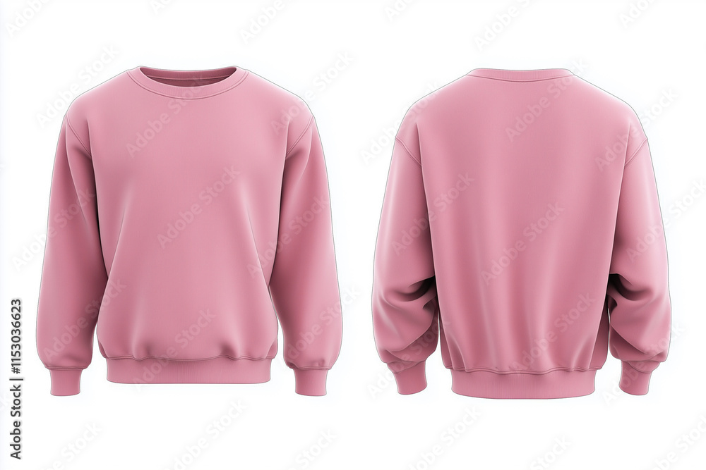 pink sweatshirt with a white collar and a white stripe. The sweatshirt is long and has a white stripe down the middle pink sweatshirt with a white collar and a white stripe. The sweatshirt is long and has a white stripe down the middle