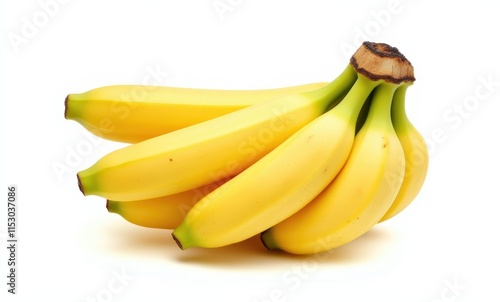 Fresh bunch of ripe yellow bananas