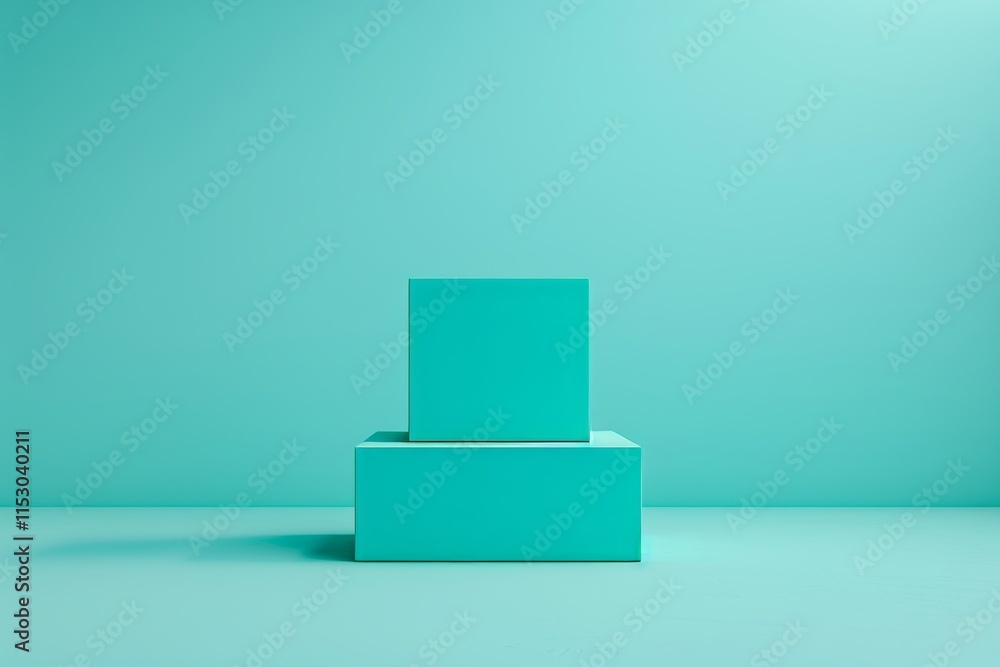 custom made wallpaper toronto digitalMinimalist geometric cube on simple background showcasing structure and design clarity