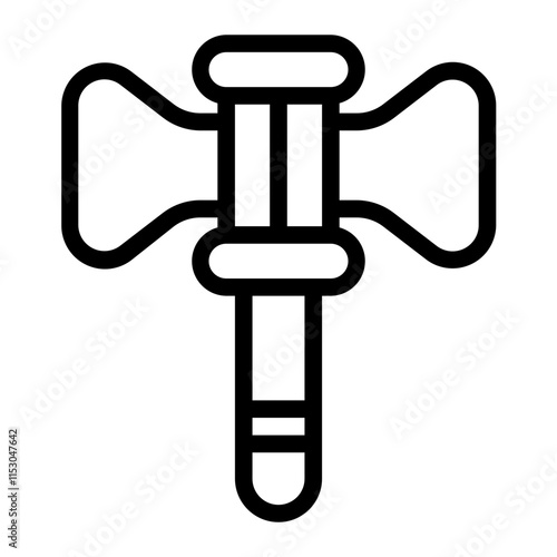 Axe Line Icon
